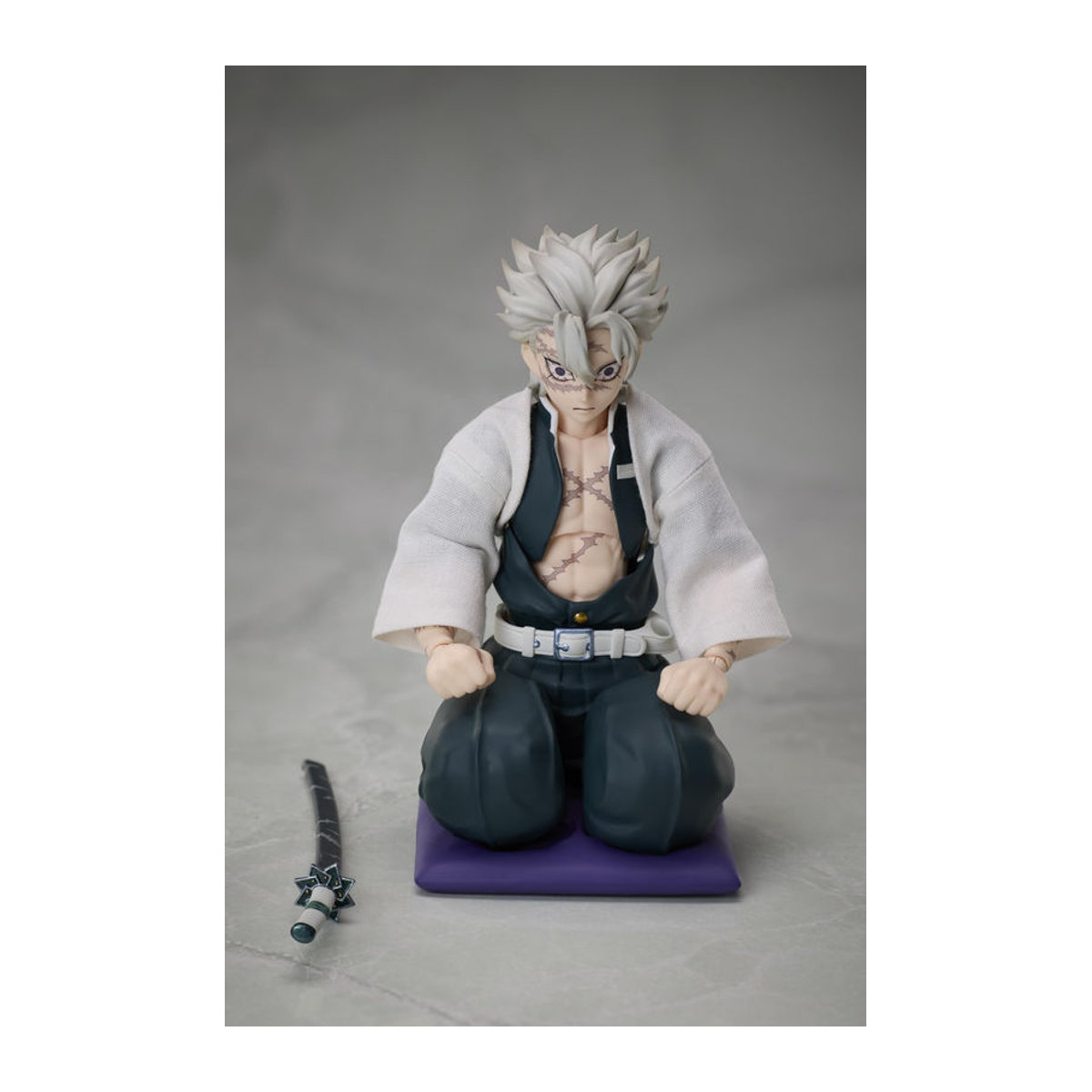 Aniplex Demon Slayer Kimetsu no Yaiba Sanemi Shinazugawa BUZZmod Actionfigur mehrfarbig - Bild 4