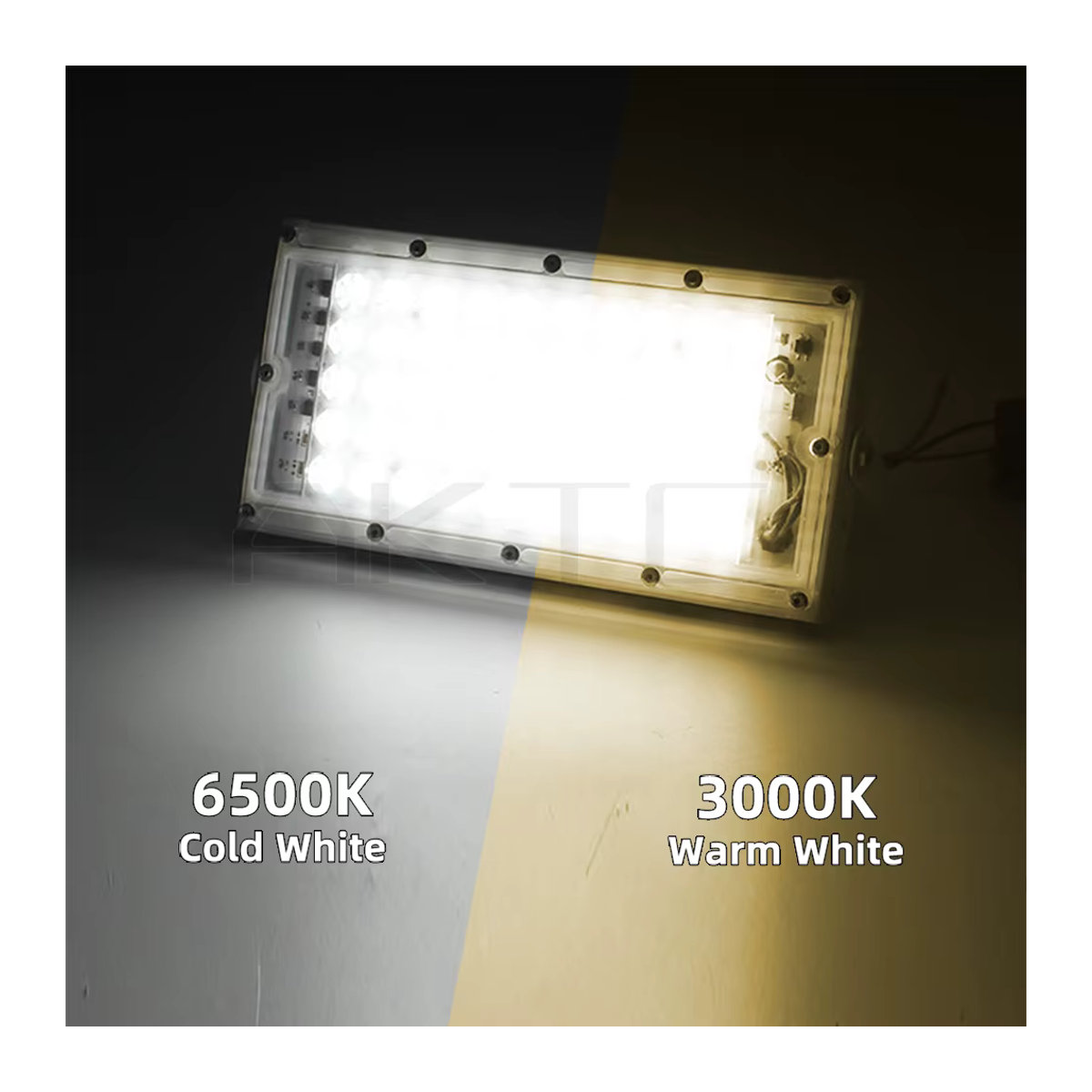 ankatec LED Outdoor Flutlicht Strahler 50W 12V DC in Schwarz aus Aluminium - Bild 2