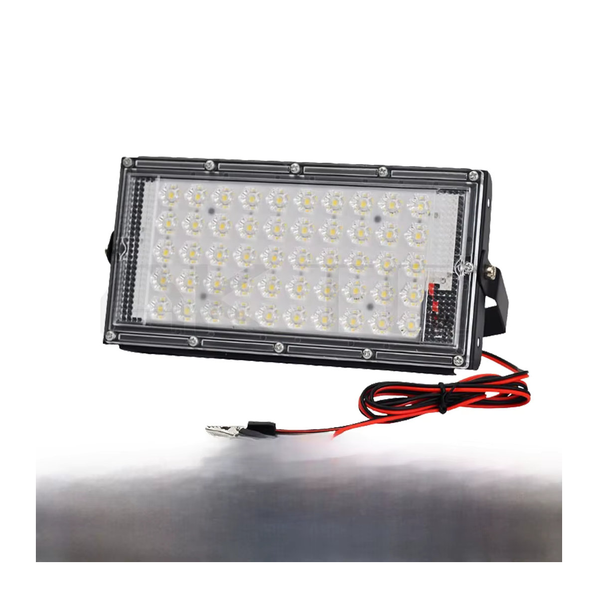 ankatec LED Outdoor Flutlicht Strahler 50W 12V DC in Schwarz aus Aluminium - Bild 7