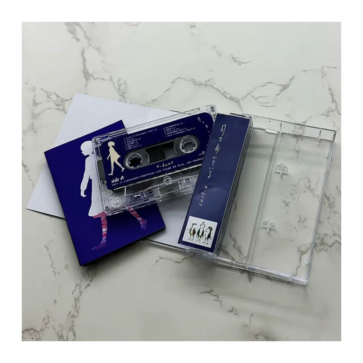 Ano Walking Under The Moon J-Pop Akustik-Kassette in Blau, Versiegeltes Vintage Sammlerstück aus Kunststoff - Bild 3