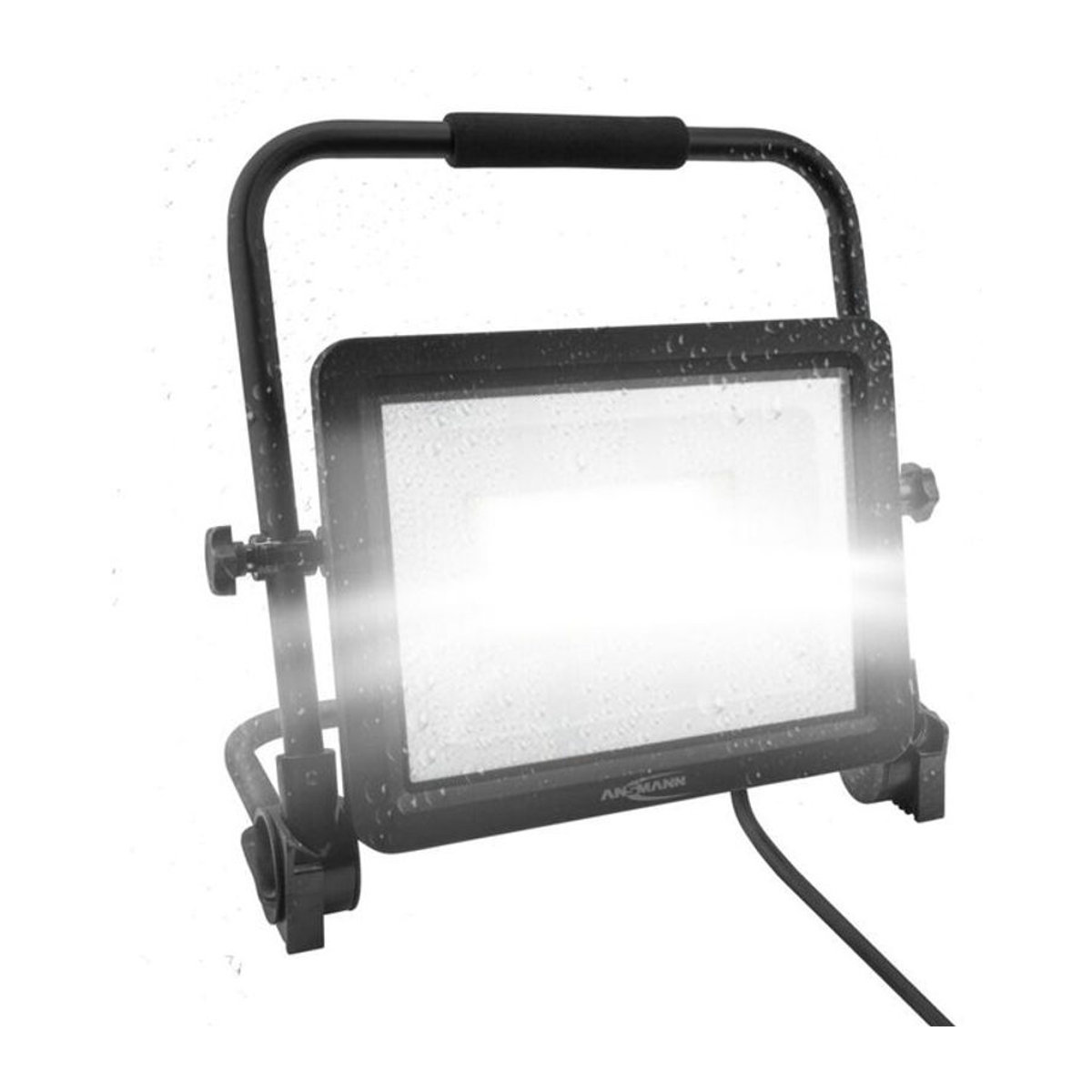 Ansmann FL100W-AC LED Arbeitsstrahler in Schwarz mit 100W und 12.000 Lumen, IP65 wassergeschützt und stoßfest - Bild 2