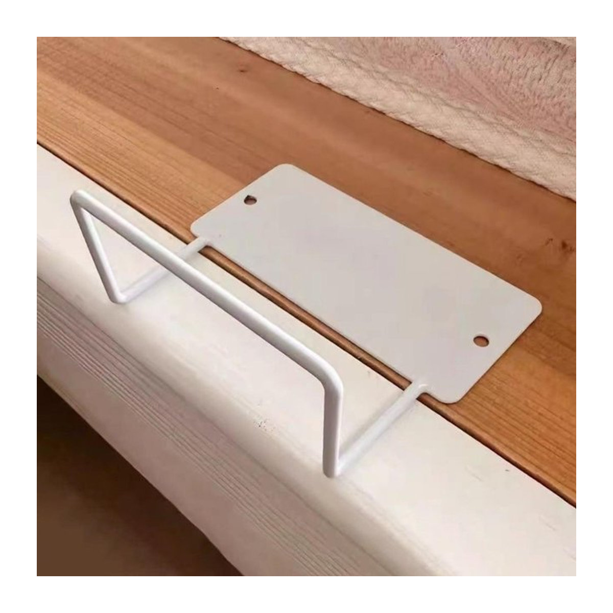 Anti Slip Matratzen Greifer Metall Bettrahmen Stopper in Weiß zur Stabilisierung deiner Matratze - Bild 1