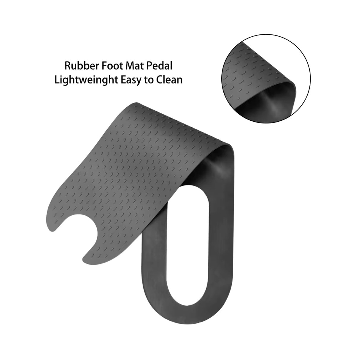 Anti-Slip Silikon Fuß Pad für Xiaomi Mijia M365 Elektrische Roller in Schwarz und Grau - Bild 3