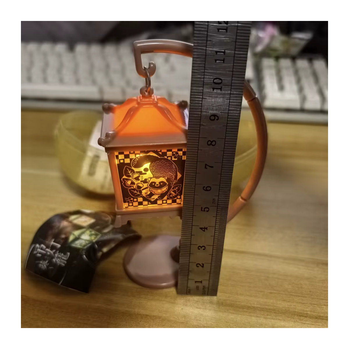 ANYTAKE Gashapon Anime Figur mit Miniatur Laterne und Tier-Nachtlicht Modell, mehrfarbig - Bild 3