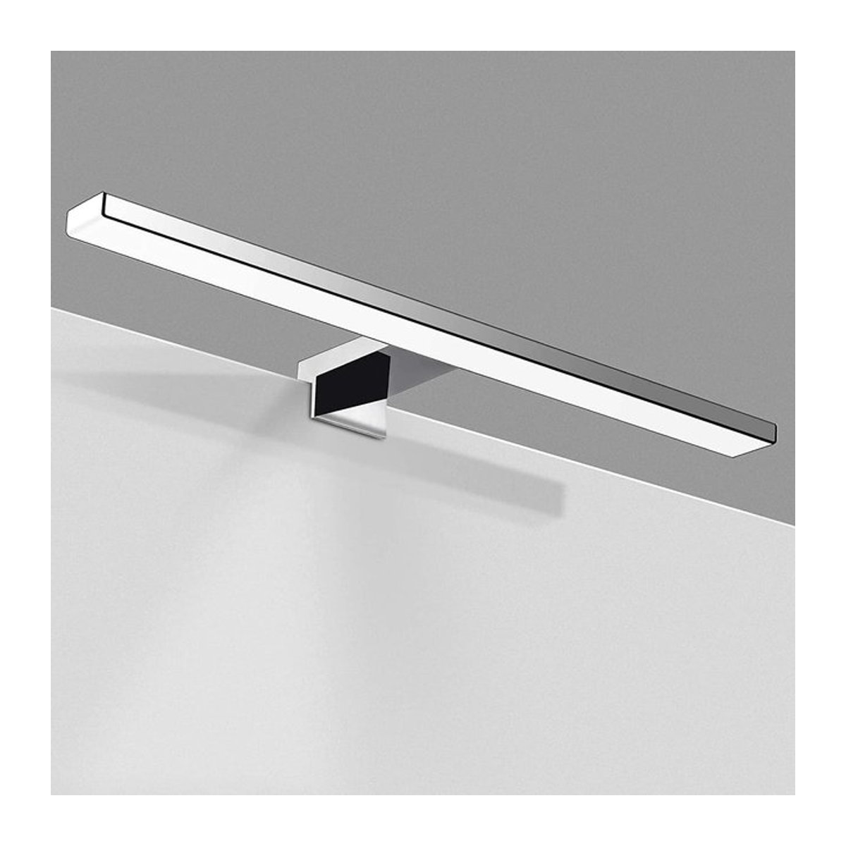 Aogled Moderne LED-Wandleuchte in Weiß aus Metall für Badezimmer und Küche - Bild 1