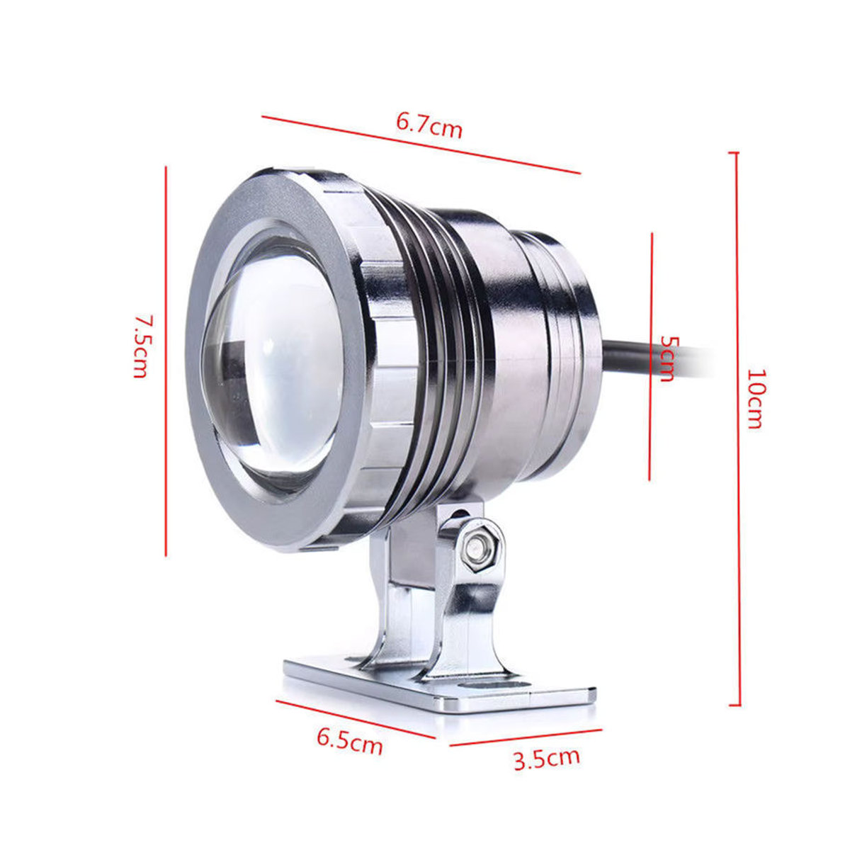 Aoyuansea RGB Unterwasser LED Strahler für Garten, Pool und Brunnen, 10W/15W, Farbe: RGB - Bild 5