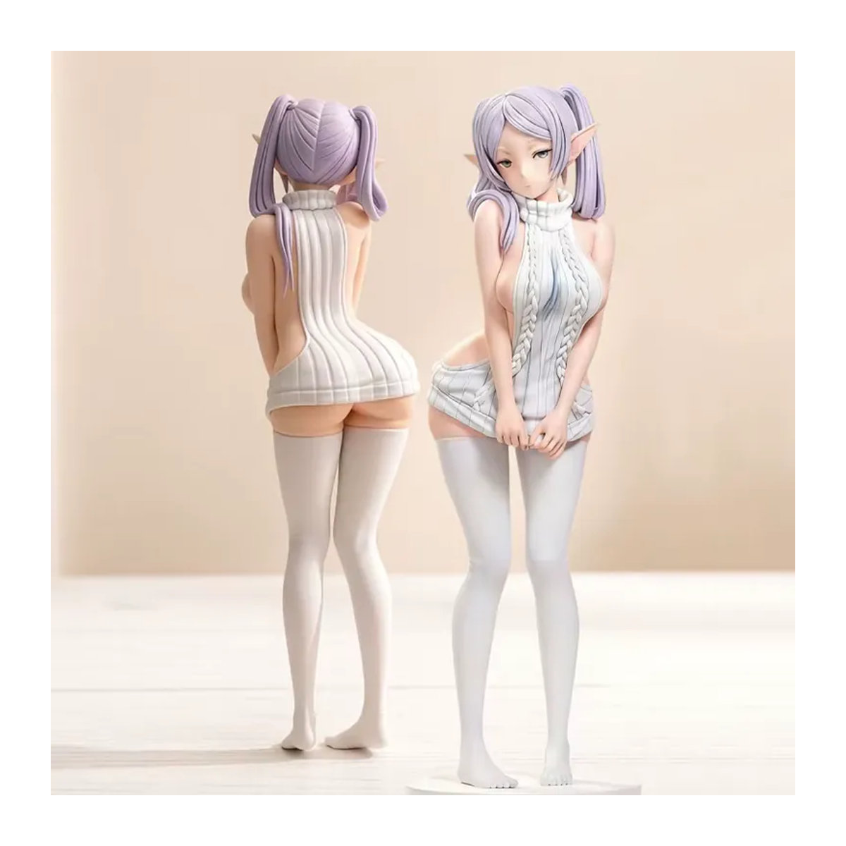 Apaffa Anime-Figur Frieren Beyond Journey's End Sousou no Frieren Actionfigur in Weiß - Bild 2