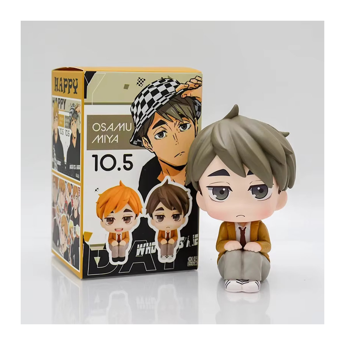 Apaffa Haikyuu!! Atsumu Miya Anime Figur Q Version Statue Modell aus Kunststoff, mehrfarbig - Bild 5