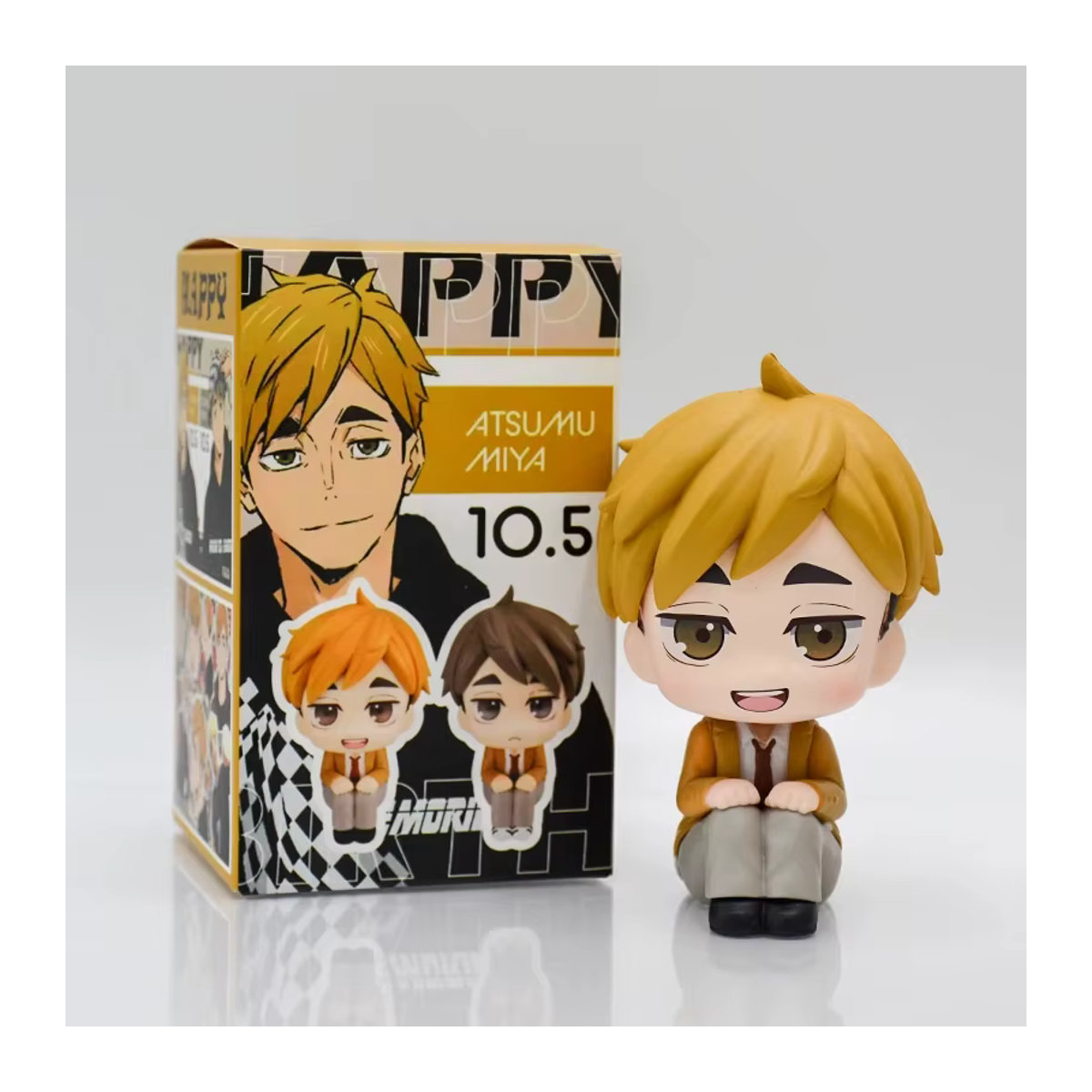 Apaffa Haikyuu!! Atsumu Miya Anime Figur Q Version Statue Modell aus Kunststoff, mehrfarbig - Bild 6
