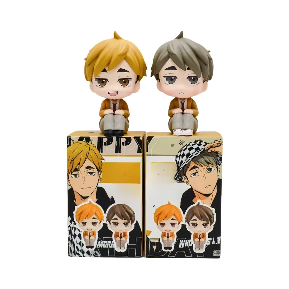 Apaffa Haikyuu!! Atsumu Miya Anime Figur Q Version Statue Modell aus Kunststoff, mehrfarbig - Bild 7