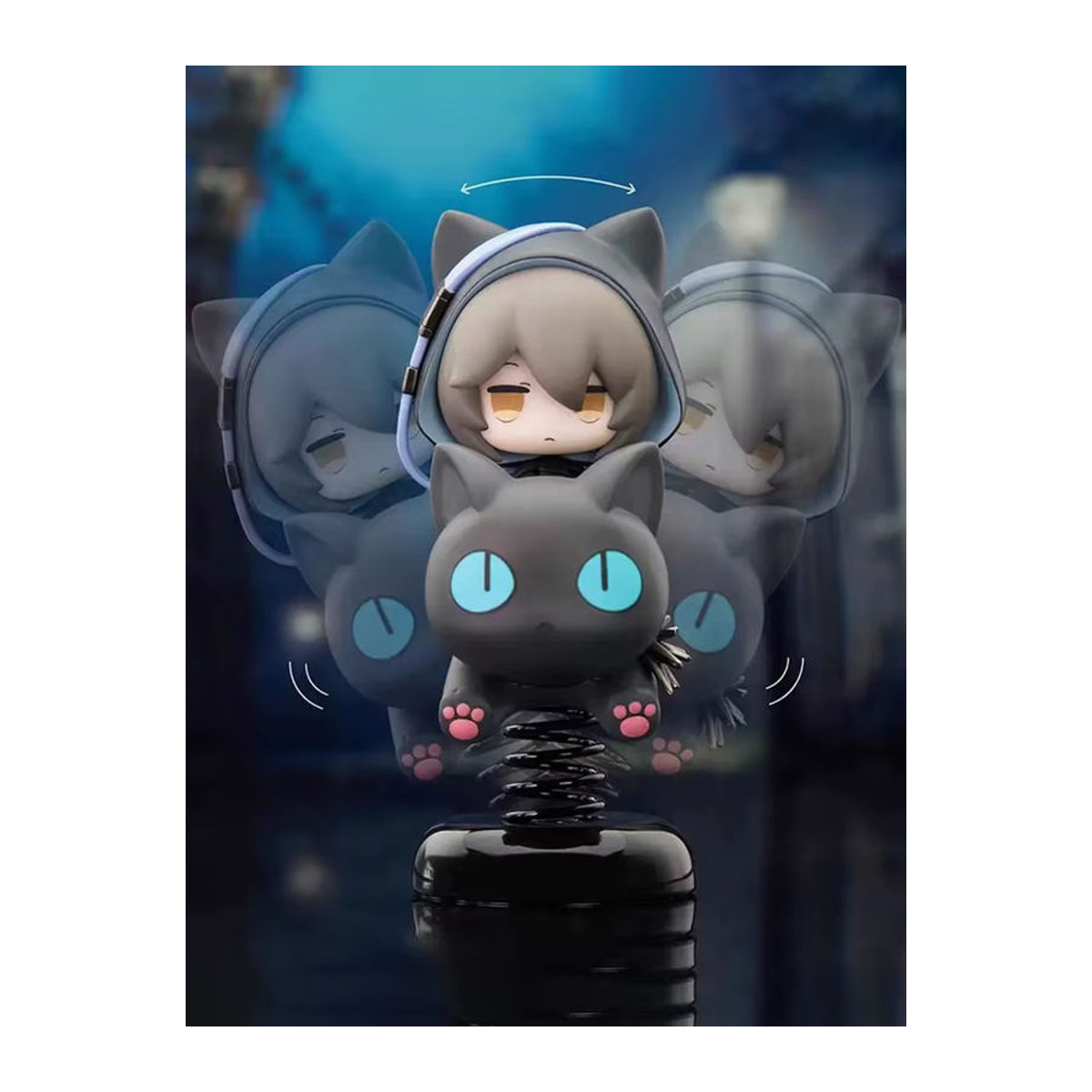 APEX-TOYS Arknights Happy Shake Phantom Q-Version Wobbler Anime-Figur aus PVC, mehrfarbig, Höhe: 10 cm - Bild 7