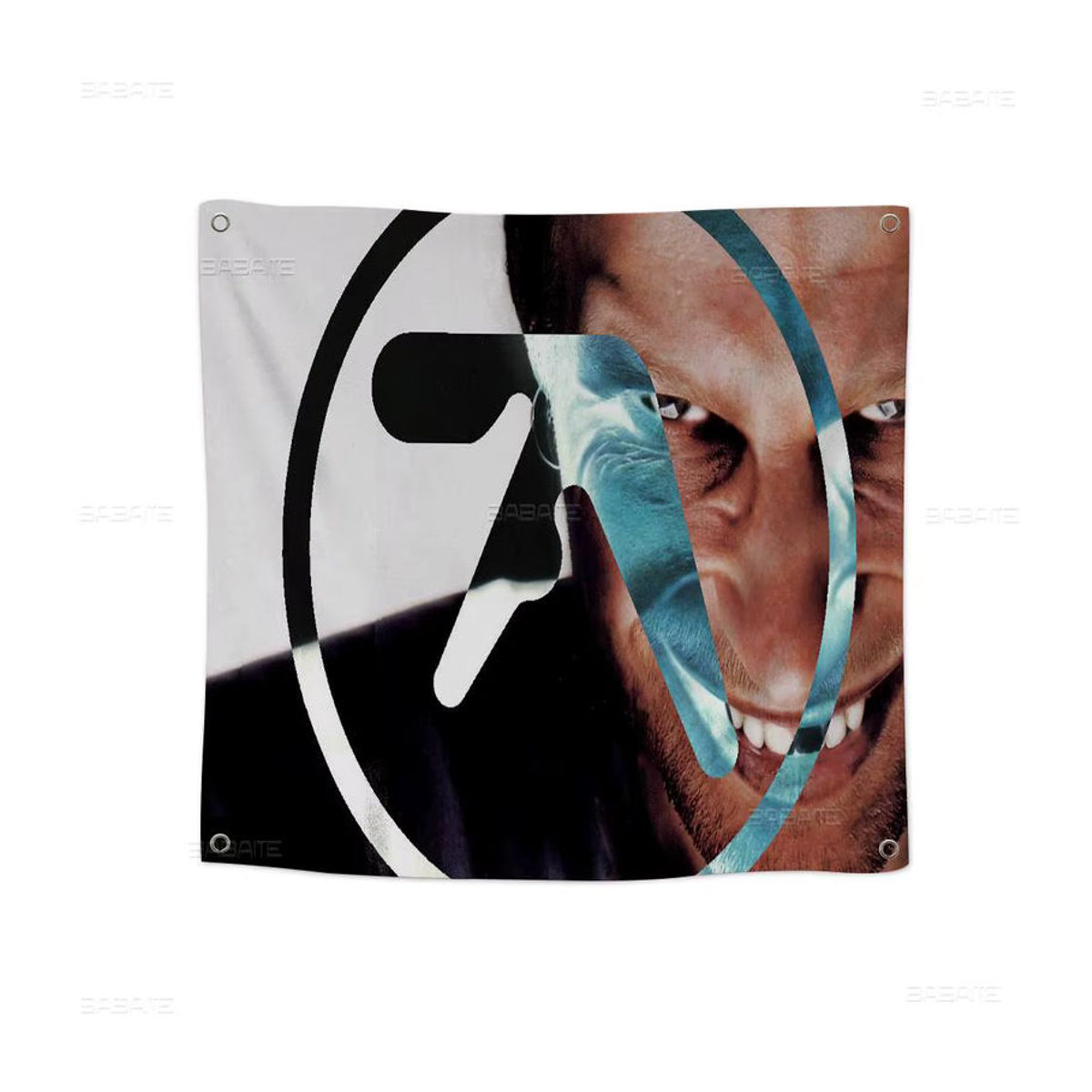Aphex Twin Cartoon Wandbehang Mehrfarbig als abstrakte Textil-Flagge zur Dekoration für dein Zimmer - Bild 7