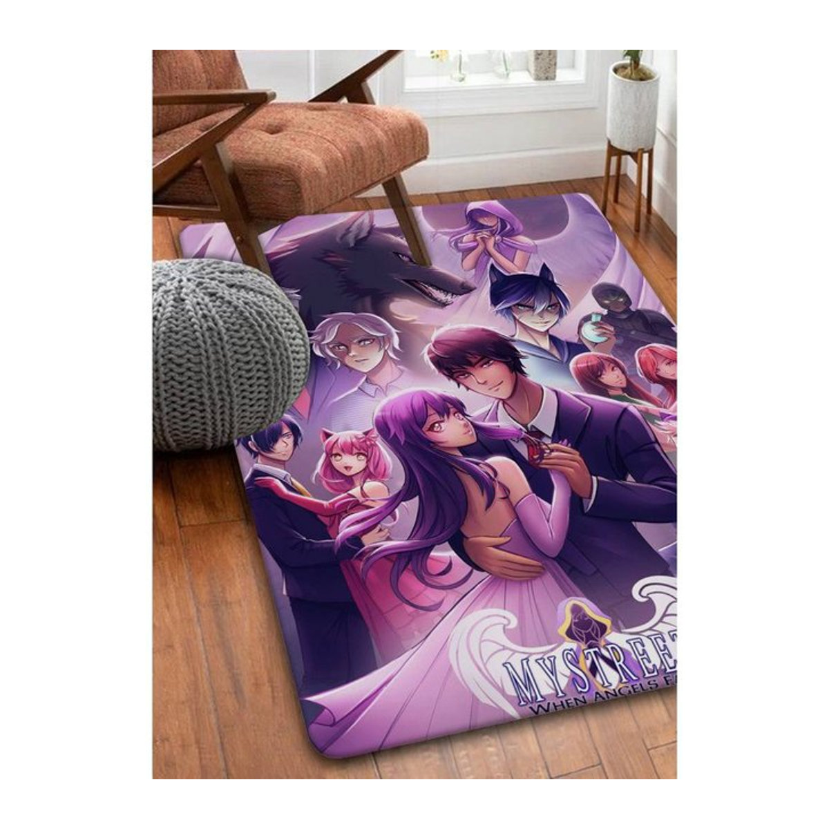 Aphmau Fußmatte mehrfarbig rutschfest und waschbar für Wohnzimmer und Küche - Bild 1