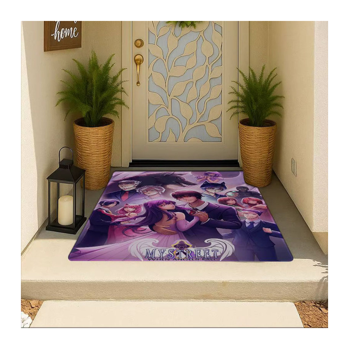 Aphmau Fußmatte mehrfarbig rutschfest und waschbar für Wohnzimmer und Küche - Bild 2