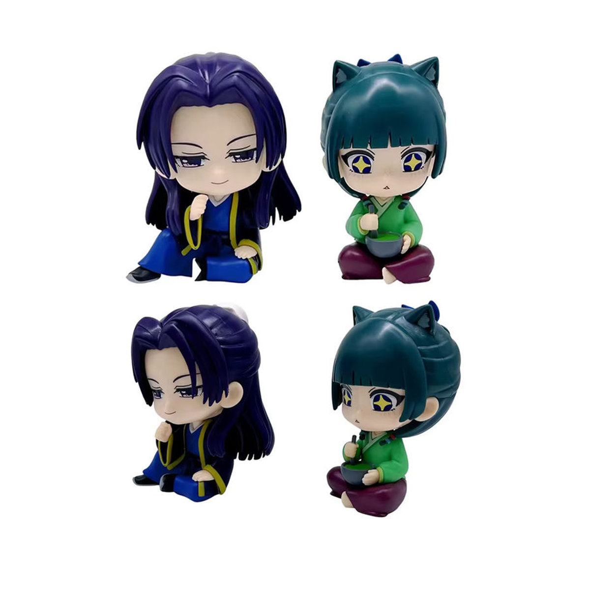 Apotheker Diaries Mini Q Version Anime Figur Maomao Jinshi Ren aus PVC, mehrfarbig, Höhe: 12 cm - Bild 5