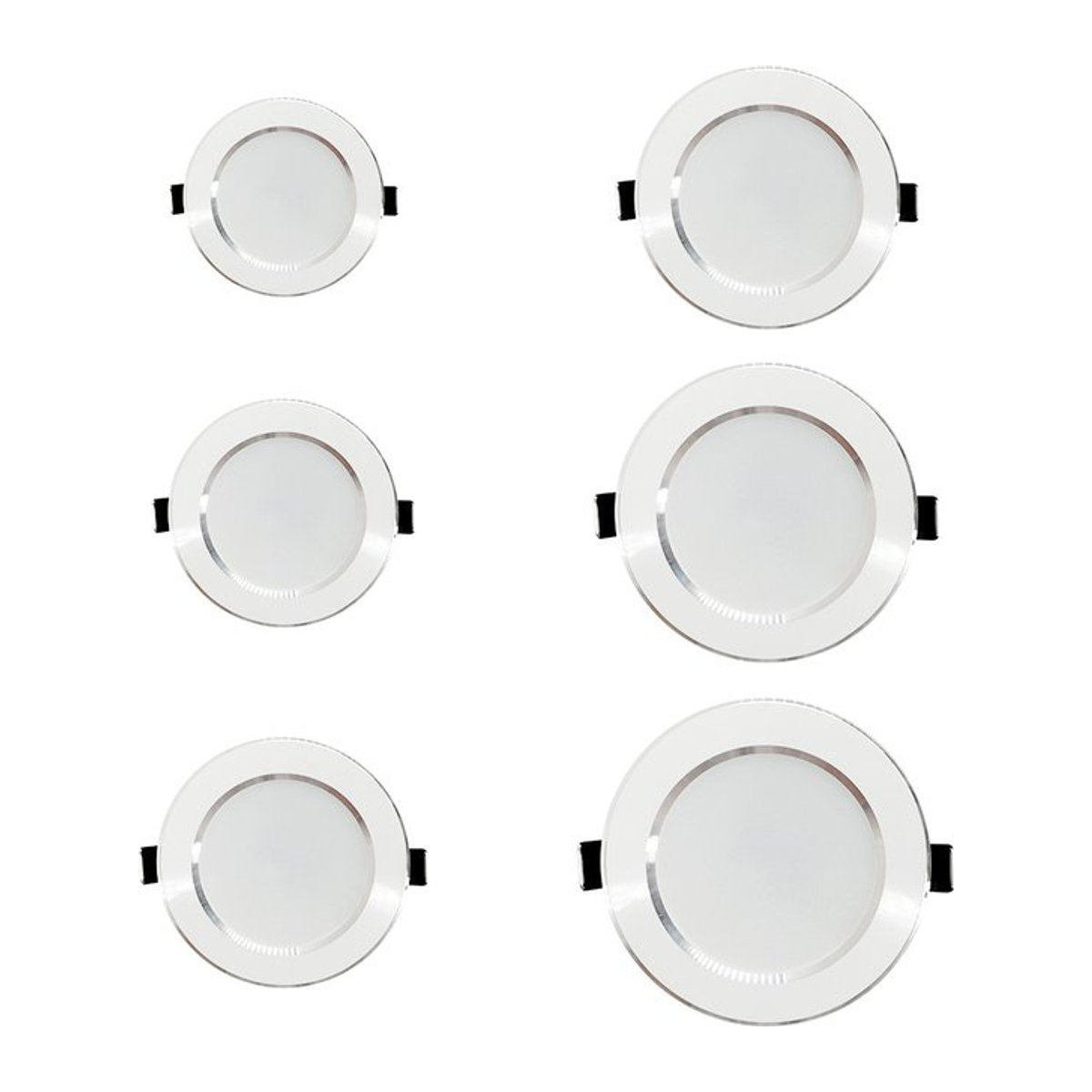 Aprillight LED Deckenspot minimalistisch in Silber für Wohnzimmer Flur und Schlafzimmer - Bild 1