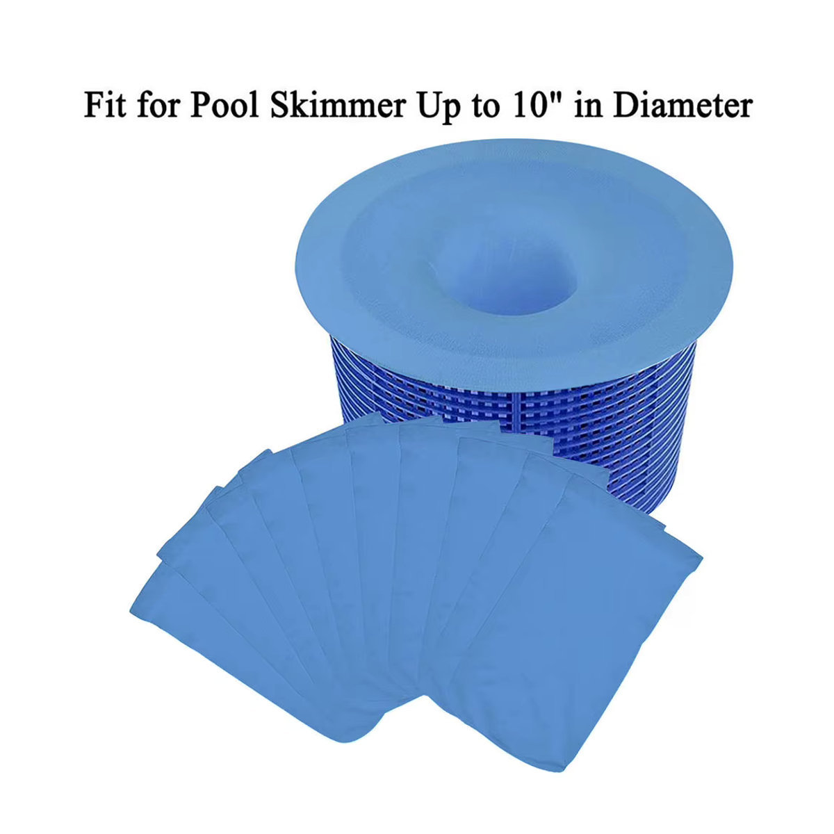 APWIKOGER 15er Set Pool Skimmer Socken aus elastischem Mesh Netz zur Filteraufbewahrung für Schwimmbad Körbe und Bodenfilter - Bild 4
