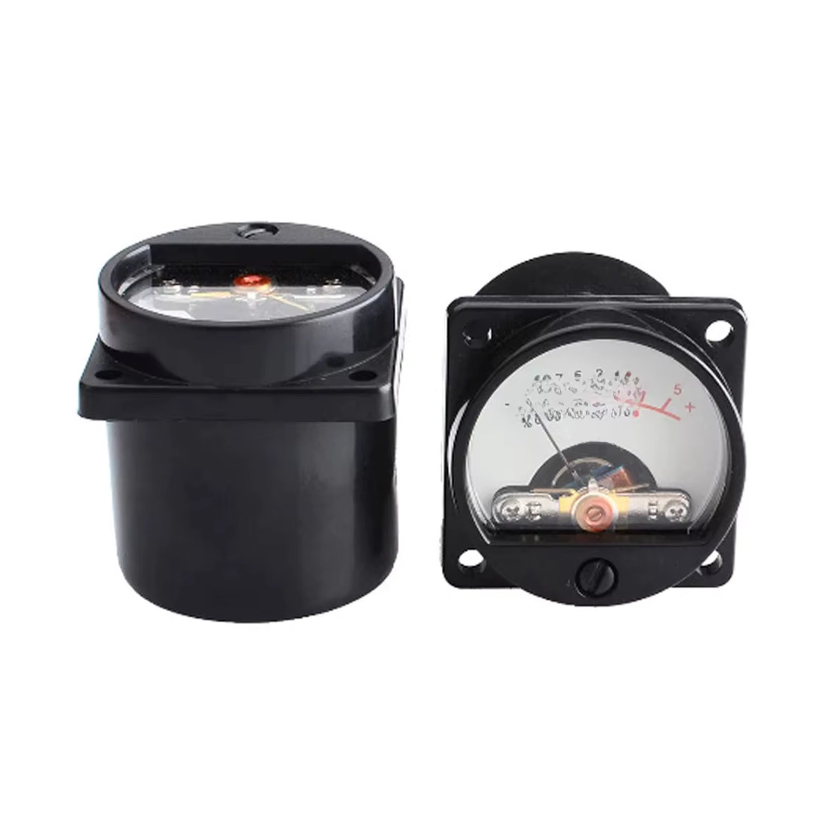 APWIKOGER 500UA Panel VU Meter mit warmem Backlight für Audio Level Recording in Schwarz - Bild 6