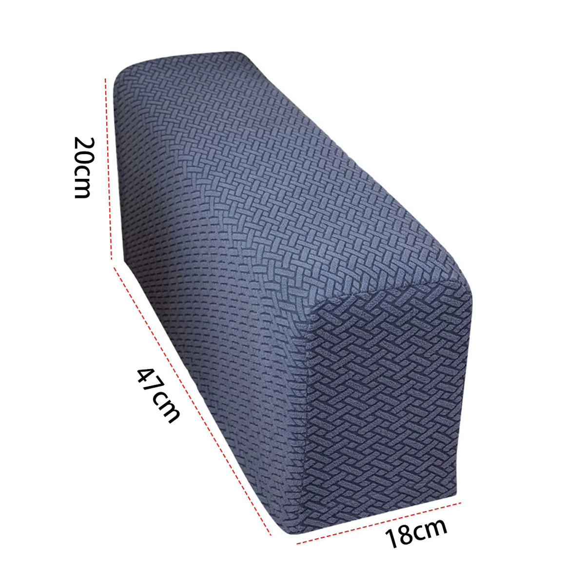 APWIKOGER Elastischer Stretch-Armlehnen-Schonbezug für dein Sofa in Braun und Mehrfarbig, B/T/H: 47 x 20 x 18 cm - Bild 6