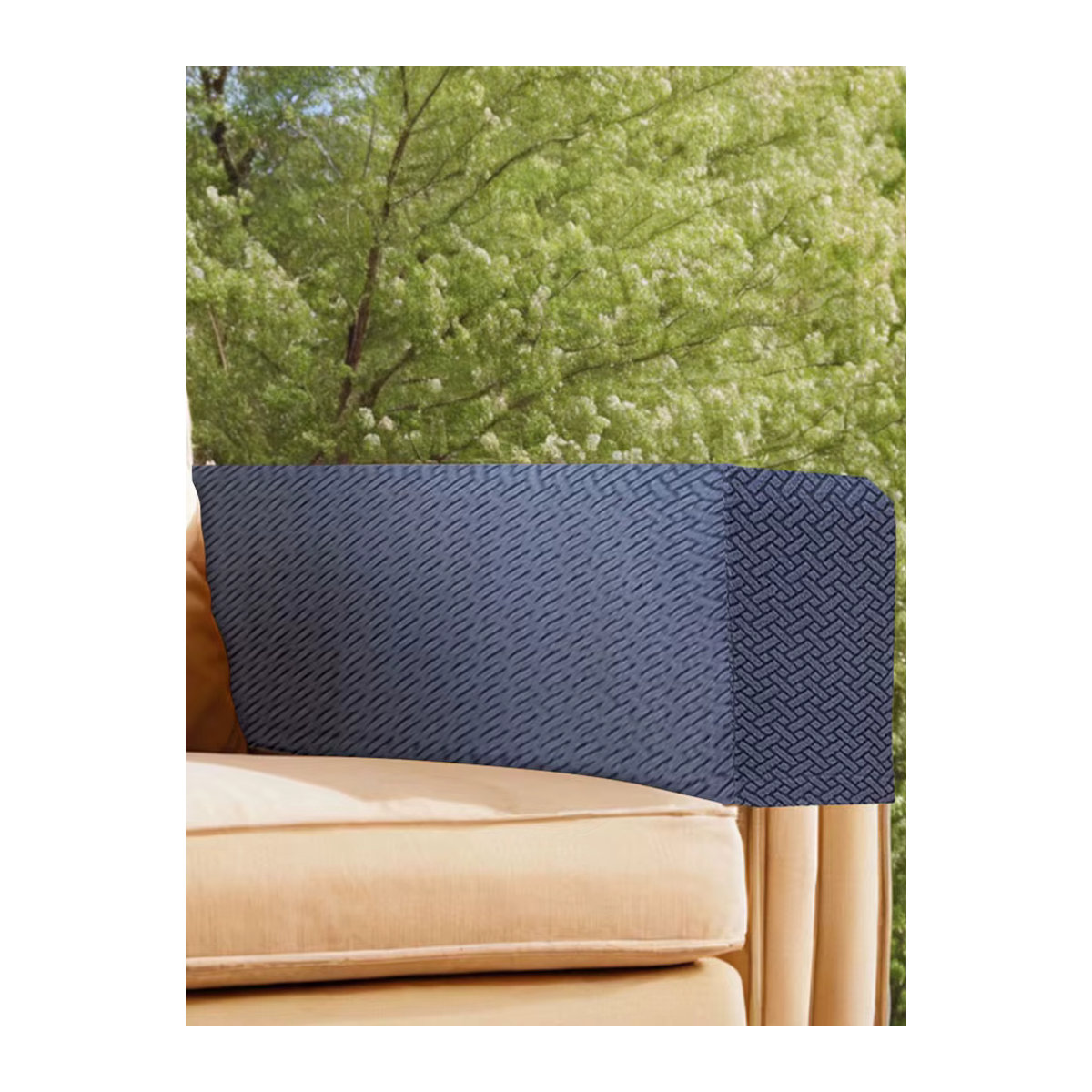APWIKOGER Elastischer Stretch-Armlehnen-Schonbezug für dein Sofa in Braun und Mehrfarbig, B/T/H: 47 x 20 x 18 cm - Bild 7