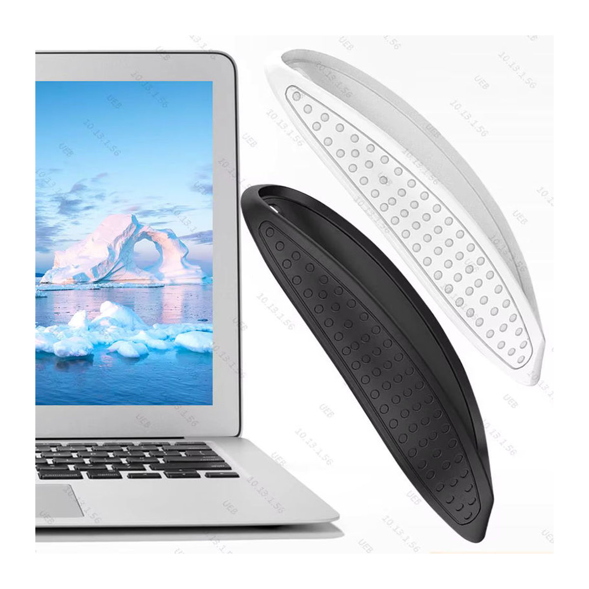 APWIKOGER Ergonomische Abdeckung für Apple Magic Mouse 2 3, Handballenauflage und Mausbasispolster in Schwarz oder Weiß - Bild 2