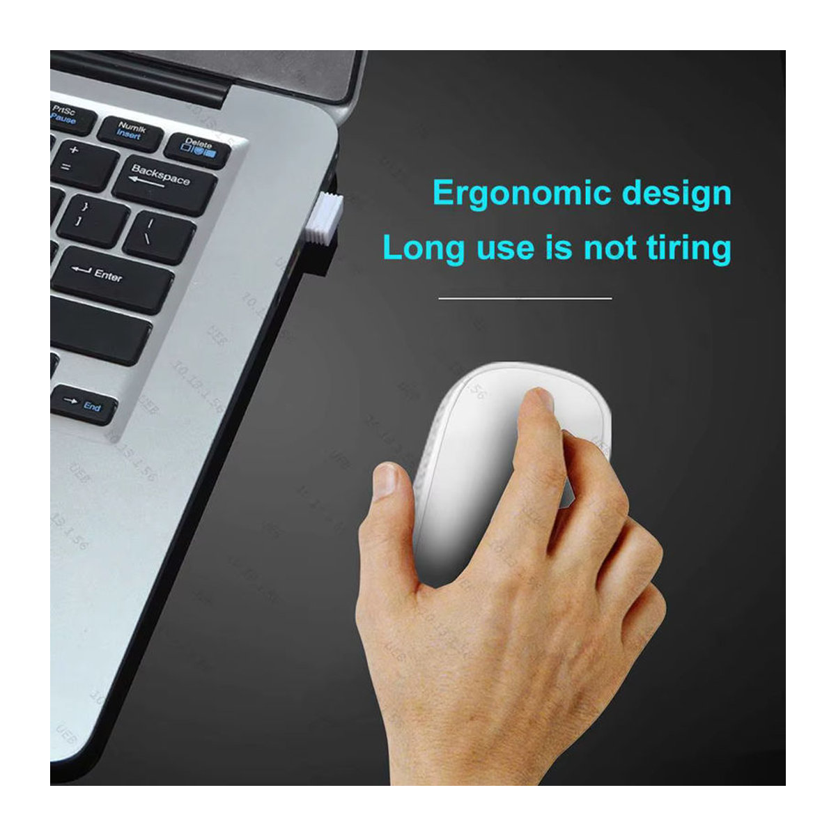 APWIKOGER Ergonomische Abdeckung für Apple Magic Mouse 2 3, Handballenauflage und Mausbasispolster in Schwarz oder Weiß - Bild 5