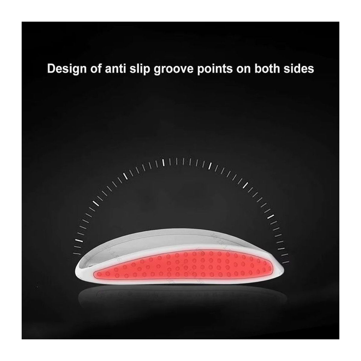 APWIKOGER Ergonomische Abdeckung für Apple Magic Mouse 2 3, Handballenauflage und Mausbasispolster in Schwarz oder Weiß - Bild 6
