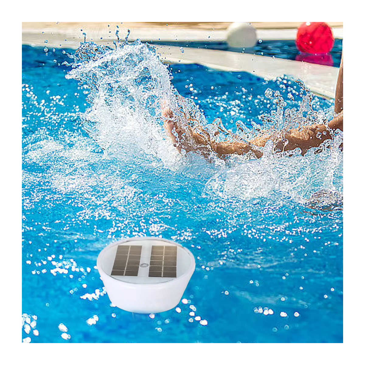 APWIKOGER Kupfer Pool Ionisator Floater zur Poolreinigung mit Auto-Switch für bis zu 35000 Gallonen - Bild 2
