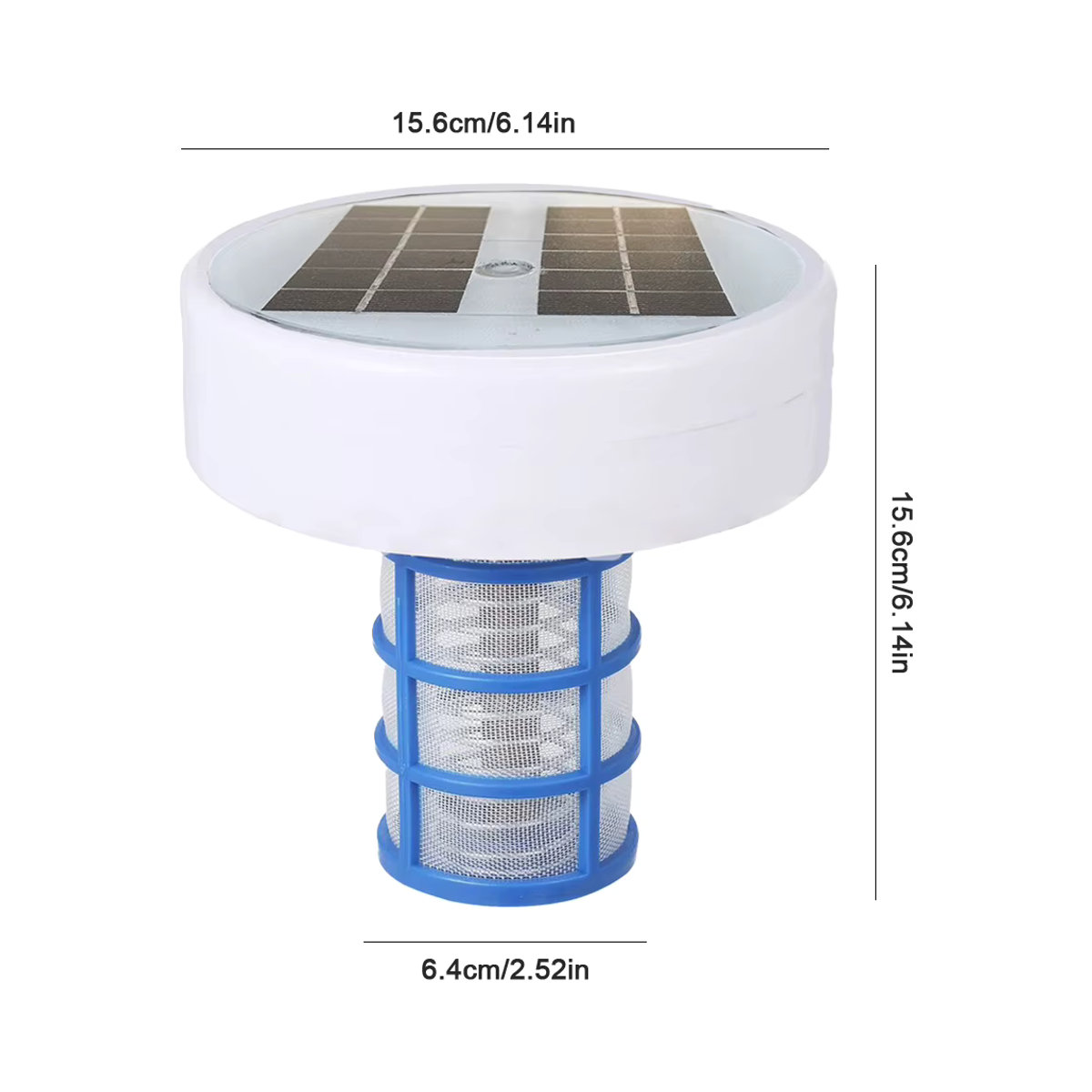 APWIKOGER Kupfer Pool Ionisator Floater zur Poolreinigung mit Auto-Switch für bis zu 35000 Gallonen - Bild 5