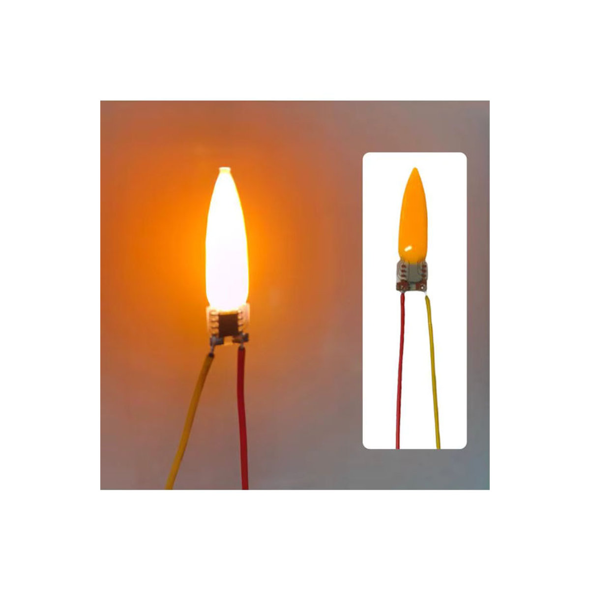 APWIKOGER LED Blitzkerzen mit Flammeneffekt in Warmweiß 2200K für Weihnachts- und Partydekoration - Bild 5