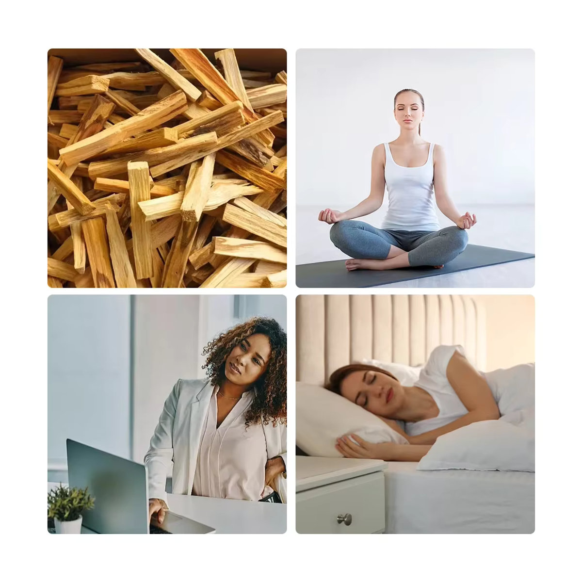 APWIKOGER Palo Santo Natürliche Weihrauch Sticks aus Holz in Braun mit unregelmäßigen Streifen für Aromatherapie - Bild 5