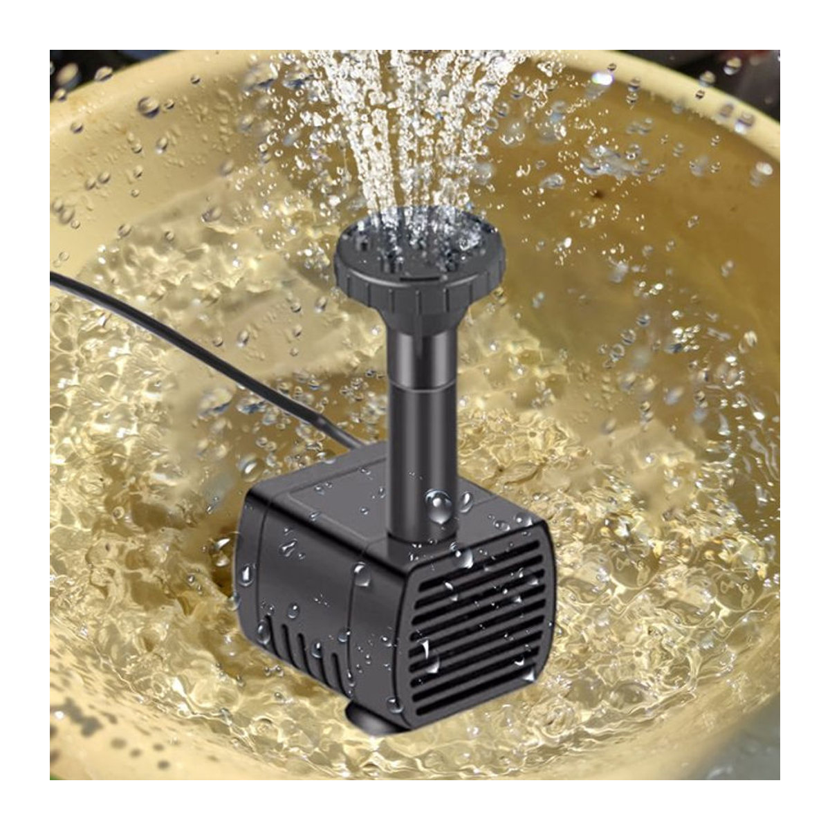 APWIKOGER Solar-Wasserpumpen-Set für Garten, Teich, Pool und Aquarium - Bild 1