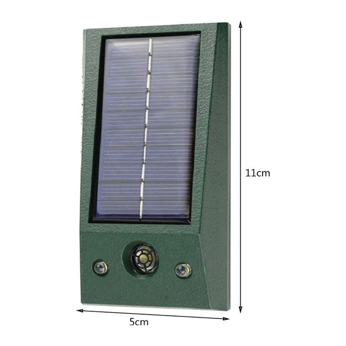 APWIKOGER Solarbetriebenes Ultraschall-Vogelabwehrmittel mit LED-Blinklicht, IP66 wasserdicht zur Taubenabschreckung - Bild 1