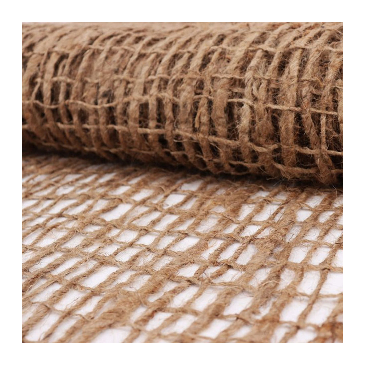 Aquagart Böschungsmatte aus Jute für die Teichfolie, Farbe: Braun, Breite: 1,20 m, Länge: 49 m - Bild 1