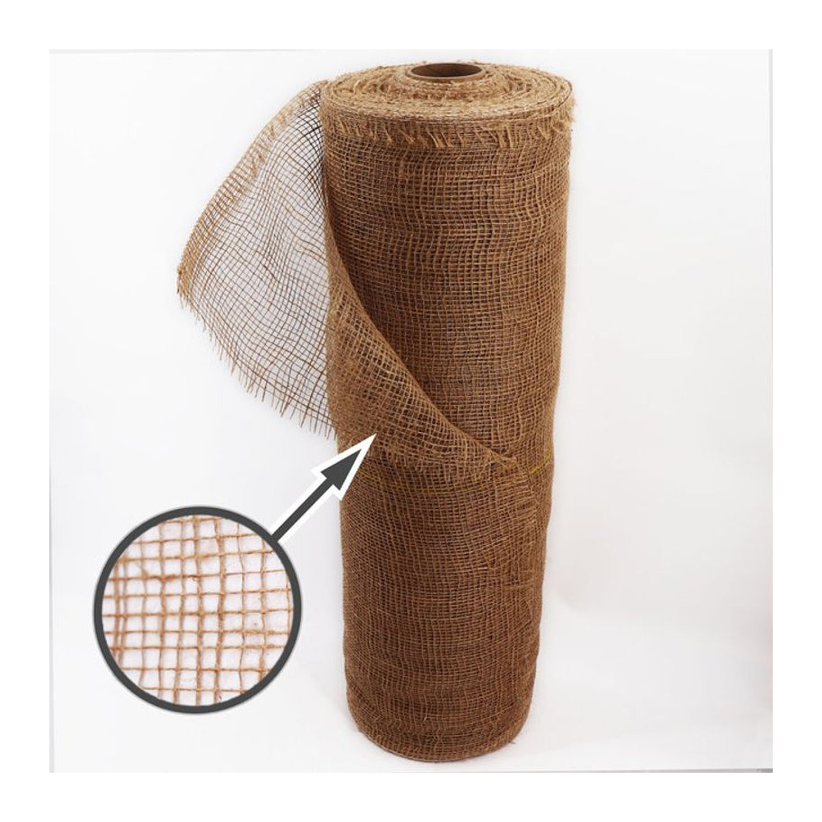 Aquagart Jutegewebe als Gartenjute und Sackleinen, B: 100 cm, L: 4500 cm, 105g/m² - Bild 1