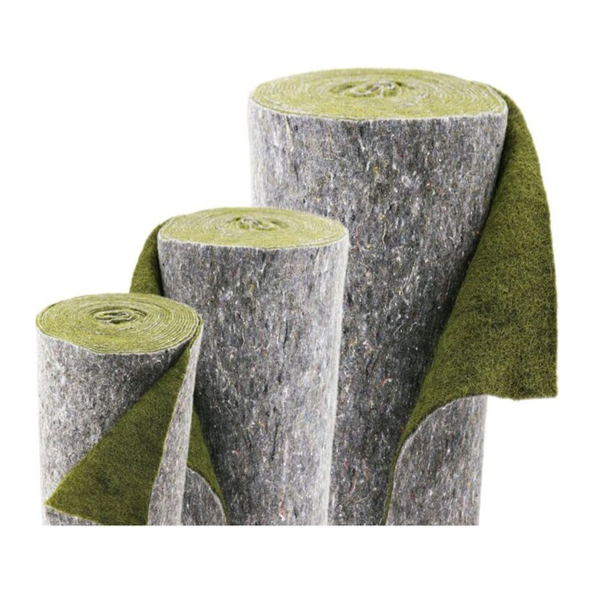 Aquagart Ufermatte Grün aus Polypropylen für die Teichfolie, B: 1 m, L: 28 m - Bild 1