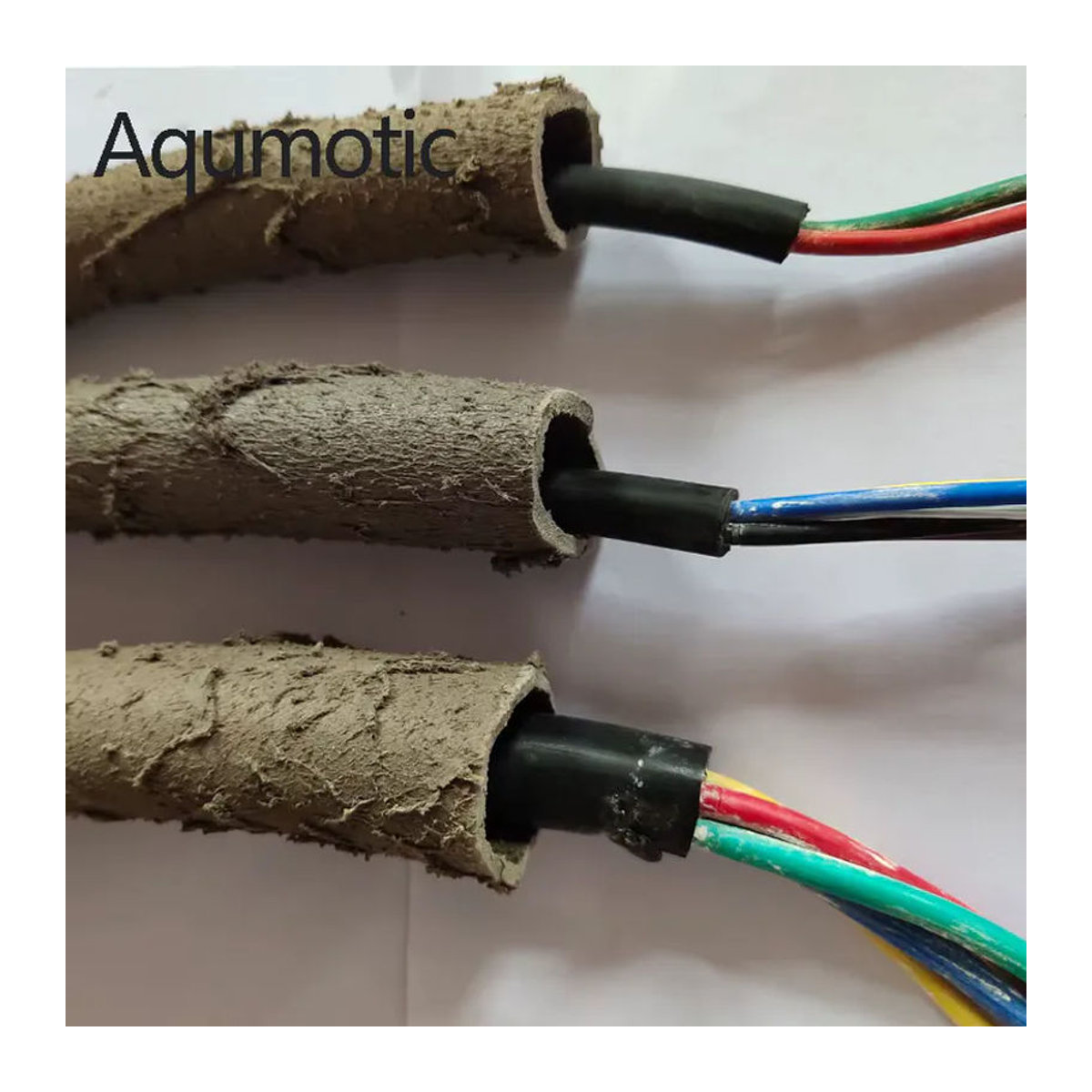 Aqumotic Künstliche Außenkabelabdeckung in Braun als Dekorative Hängende Ranken aus Rattan zur Kabelverkleidung - Bild 2