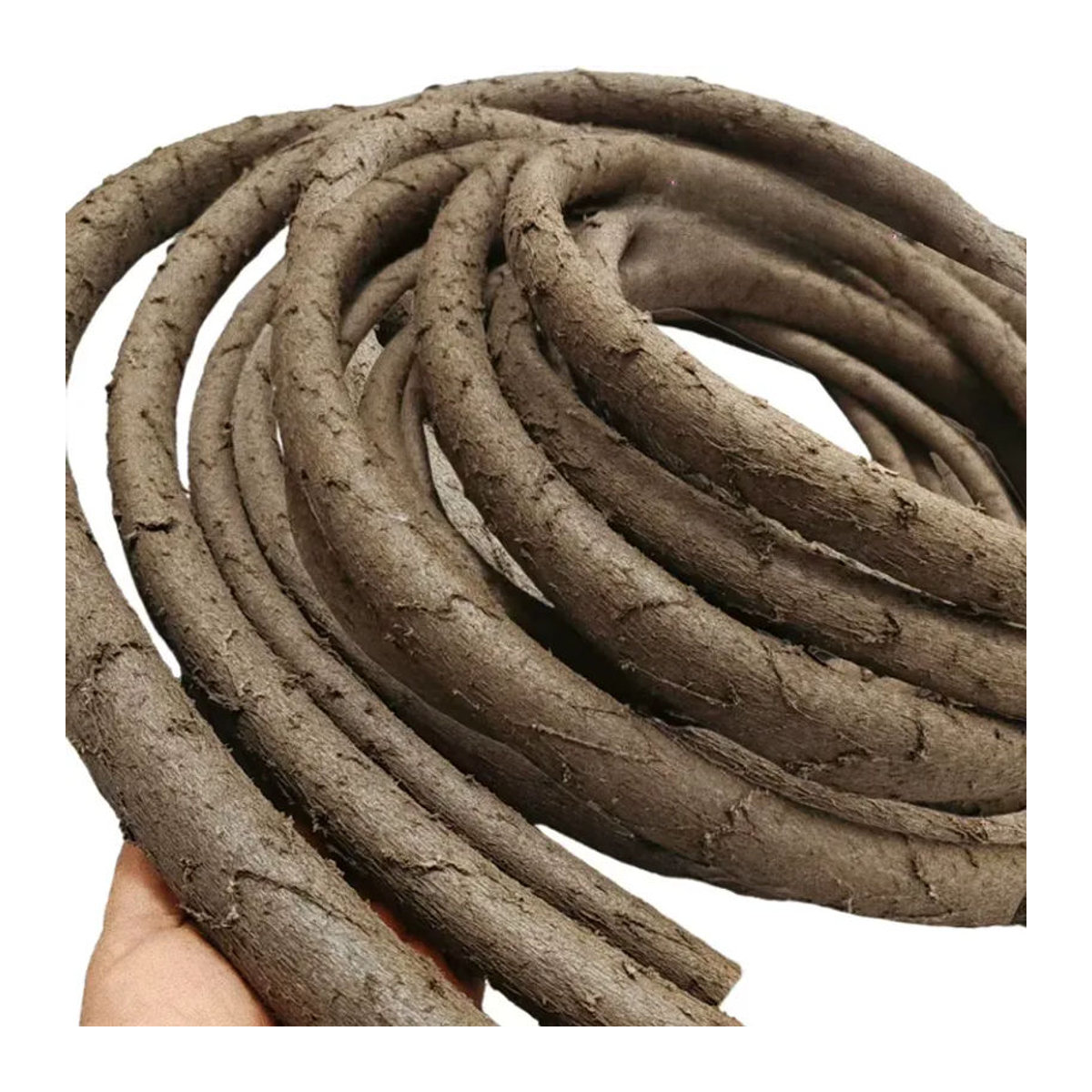 Aqumotic Künstliche Außenkabelabdeckung in Braun als Dekorative Hängende Ranken aus Rattan zur Kabelverkleidung - Bild 6