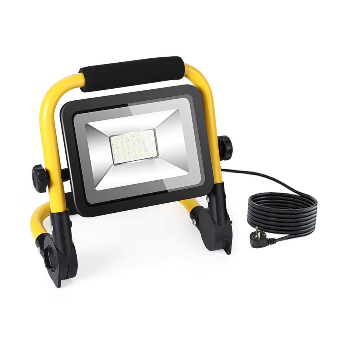 Aramox LED-Arbeitsleuchte IP65 wasserdichter tragbarer LED-Flutlicht-Scheinwerker mit Ständer und 5 m Kabel zur Notbeleuchtung - Bild 5