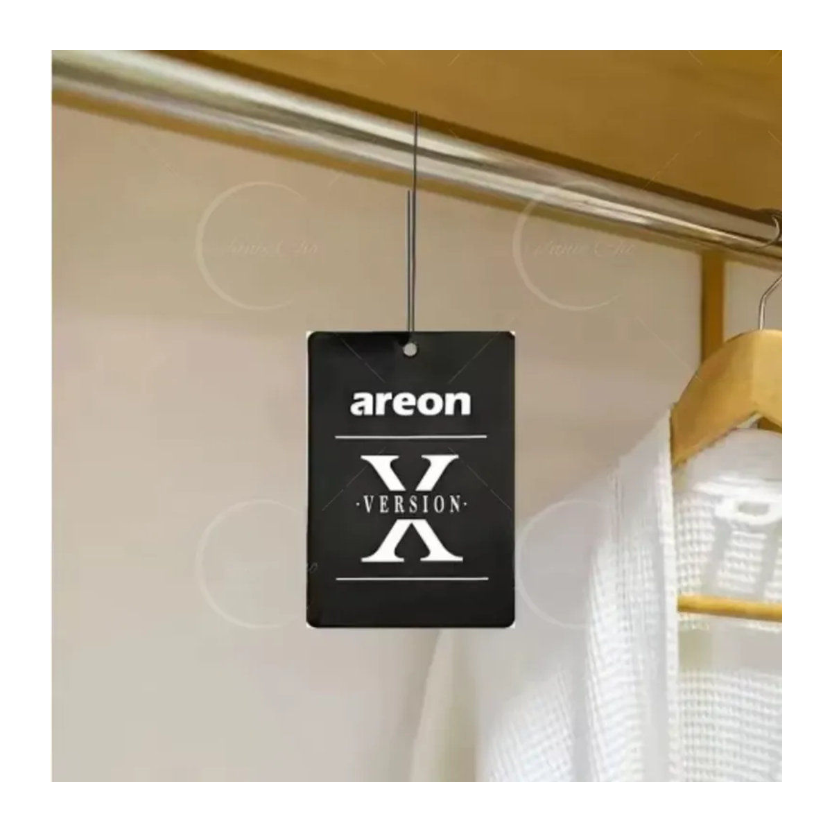 Areon Long Lasting Scent X Version Papier-Lufterfrischer Kokosnuss Schwarz zum Aufhängen im Auto - Bild 5