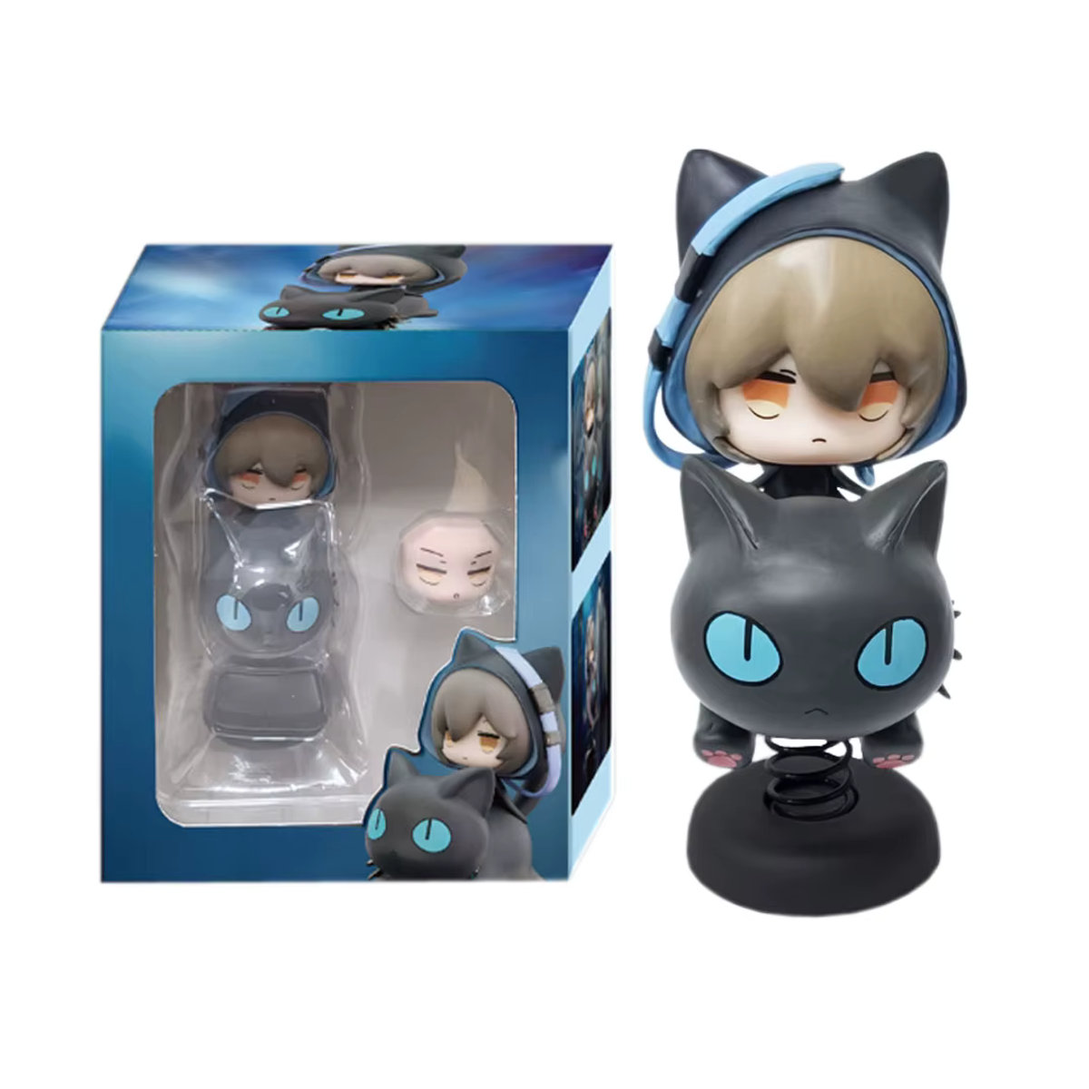Arknights Happy Shake Serie Figur Phantom PVC Anime-Figur in Schwarz - Bild 3