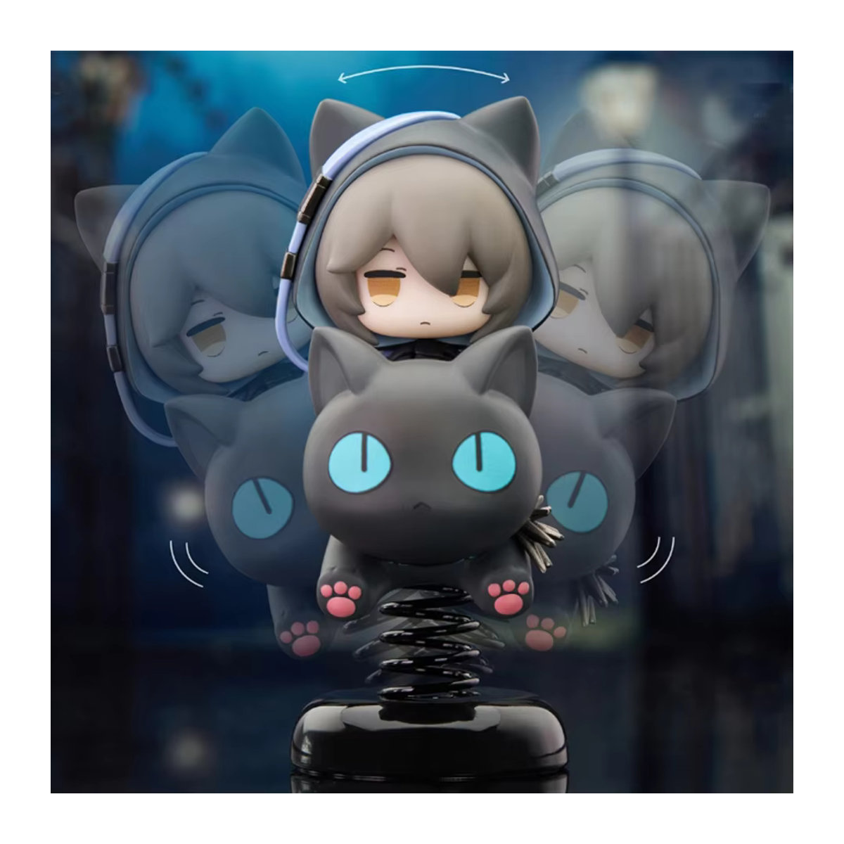 Arknights Happy Shake Serie Figur Phantom PVC Anime-Figur in Schwarz - Bild 4