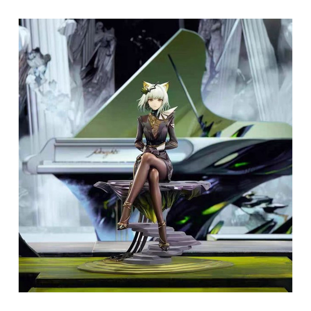 Arknights Kal'tsit Spielfigur als Anime Statue in Schwarz - Bild 1