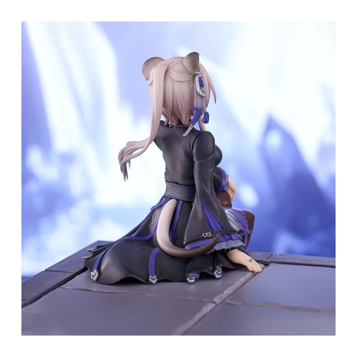 Arknights Lin Noodle Anime Figur aus PVC in Schwarz, 14 cm Höhe - Bild 3