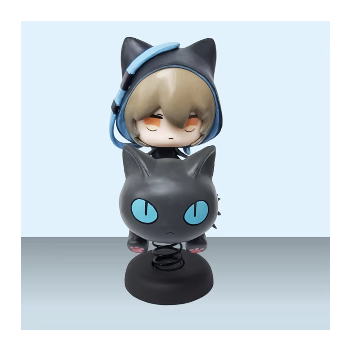 Arknights Phantom Lucian Black Cat Shake Figur aus PVC in Schwarz als Anime-Modell für deine Desktop-Deko - Bild 5