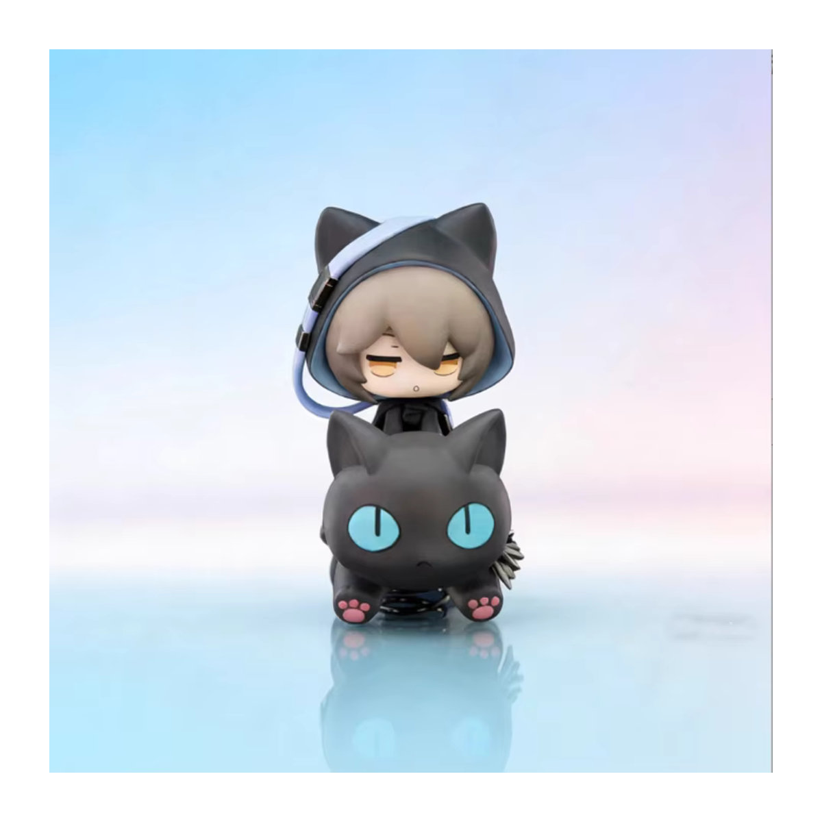 Arknights Phantom Lucian Black Cat Shake Figur aus PVC in Schwarz als Anime-Modell für deine Desktop-Deko - Bild 6