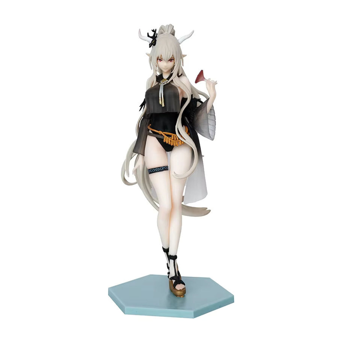 Arknights Shining Summer Badeanzug Actionfigur von Bandai in Schwarz als Anime Sammlerstück aus Kunststoff - Bild 5