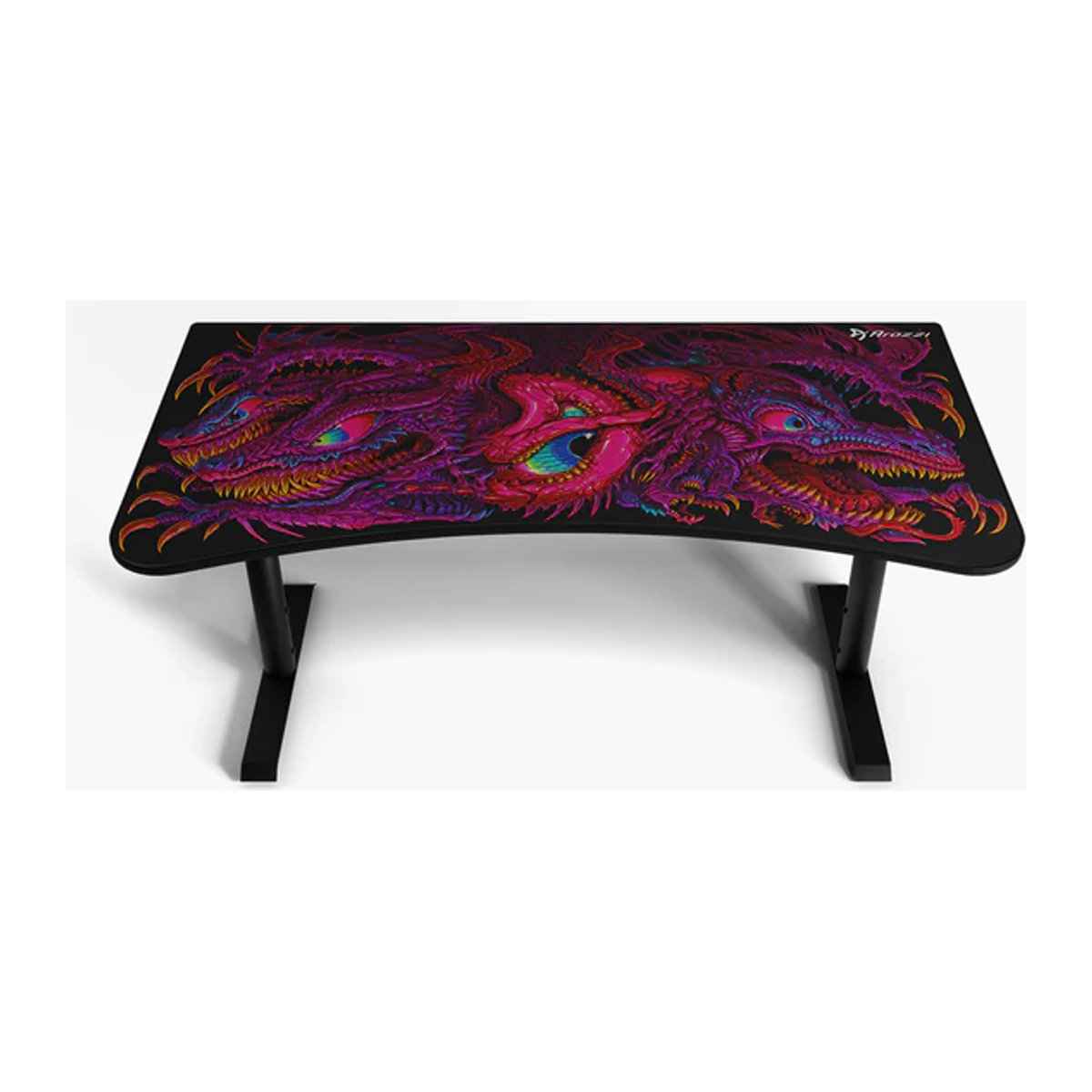 Arozzi Arena Crawling Chaos Gaming-Tisch aus Holzwerkstoff und Stahl mit Mikrofaser Oberfläche in Bunt, B: 160 cm, T: 82 cm, H: 310,05 cm - Bild 1