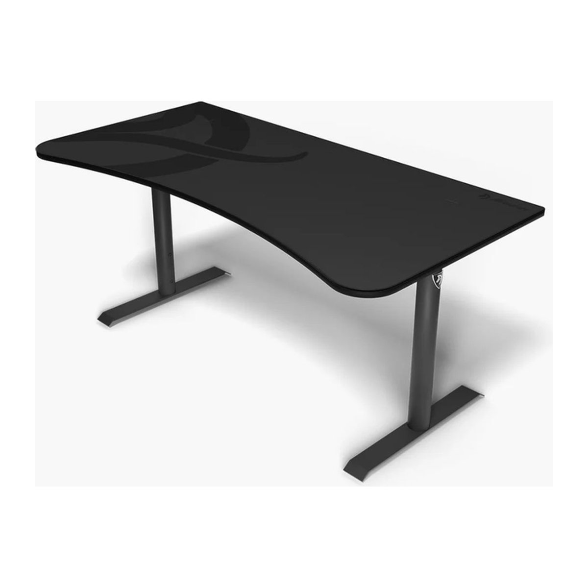 Arozzi Arena Gunmetal Gaming-Tisch in Grau und Schwarz mit Mikrofaser, Holzwerkstoff und Stahl, B: 160 cm, T: 82 cm - Bild 1