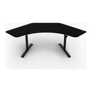 Arozzi Gaming-Tisch Modern in Schwarz aus Holzwerkstoff und Stahl, B/T: 225 x 71 cm